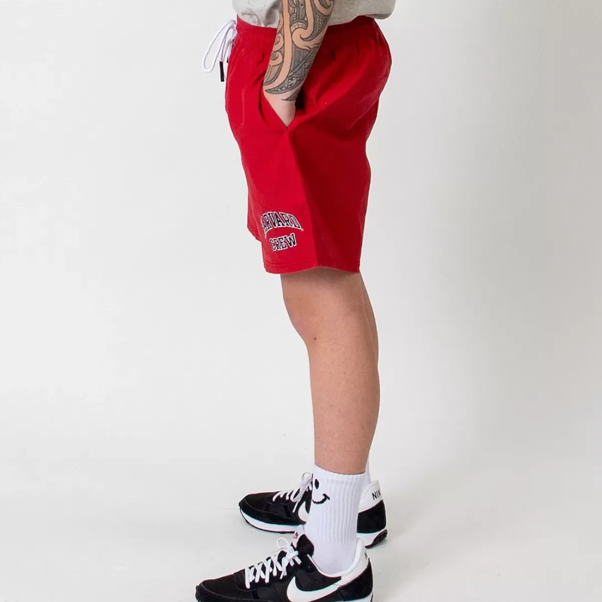 NCAA Shorts<Harvard College Crew Nylon Shorts