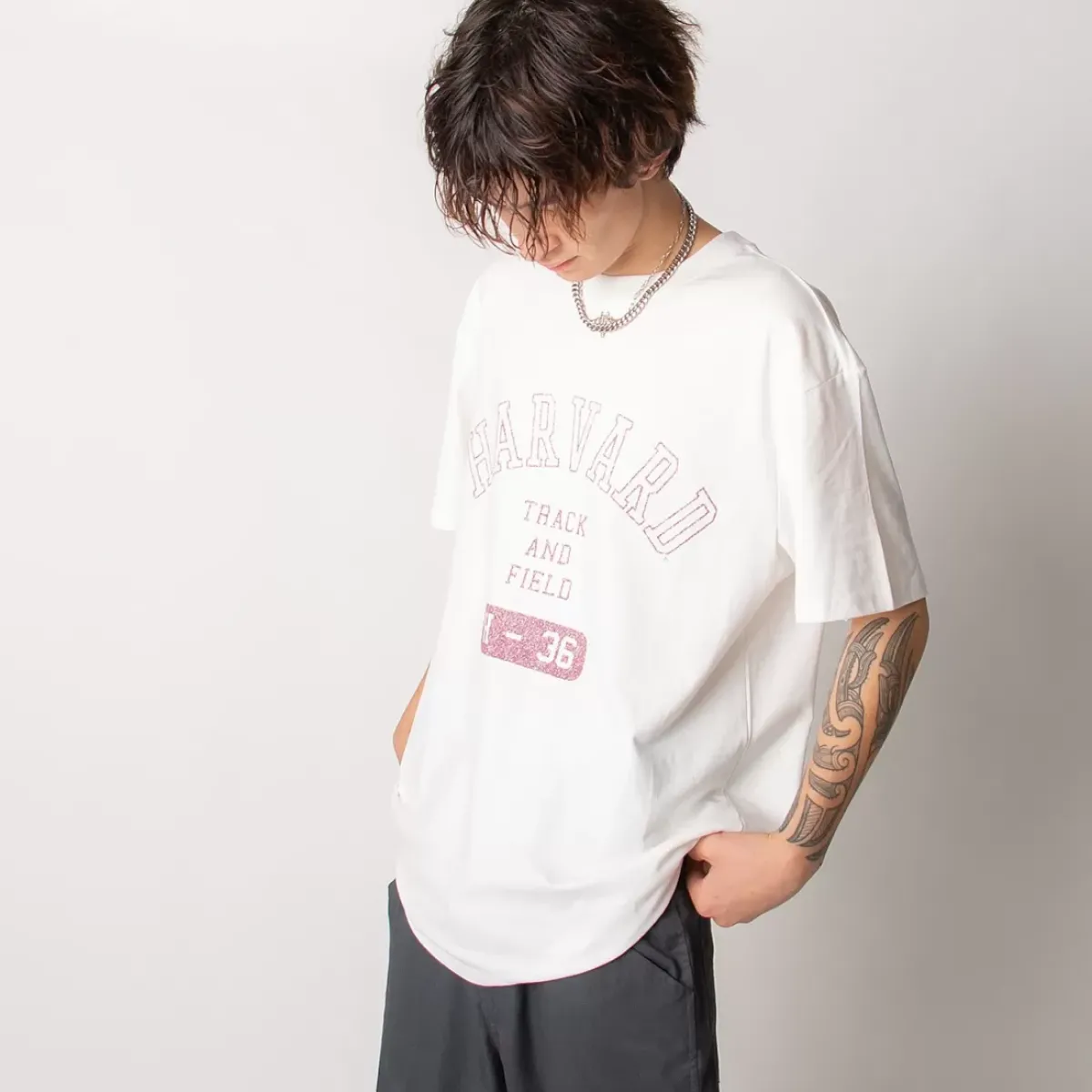 NCAA Tees & Singlets<Harvard Track Logo Tee Unisex