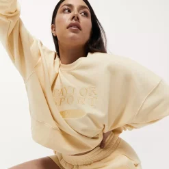 Taylor Sport Hoodies & Crews<Heritage Boxy Crew In Sorbet