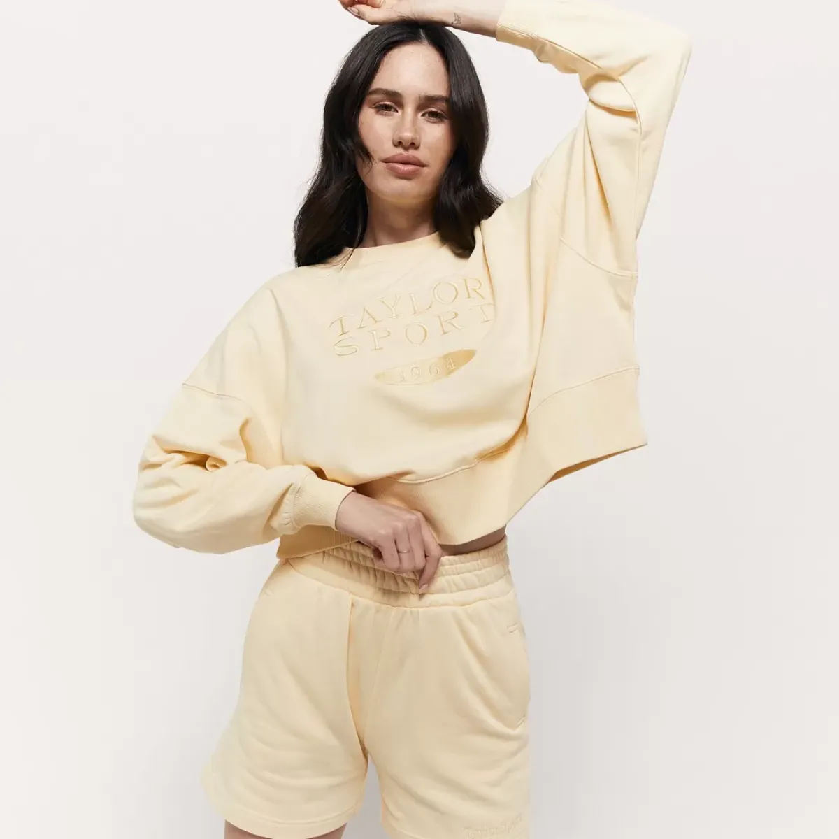 Taylor Sport Hoodies & Crews<Heritage Boxy Crew In Sorbet