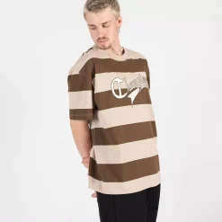 Champion Tees & Tanks<Heritage Collegiate Stripe Cursive Script Tee