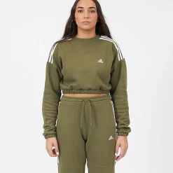 Adidas Hoodies & Crews<Hyperglam Crop Crew Sweatshirt
