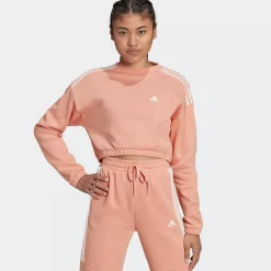 Adidas Hoodies & Crews<Hyperglam Crop Crew Sweatshirt