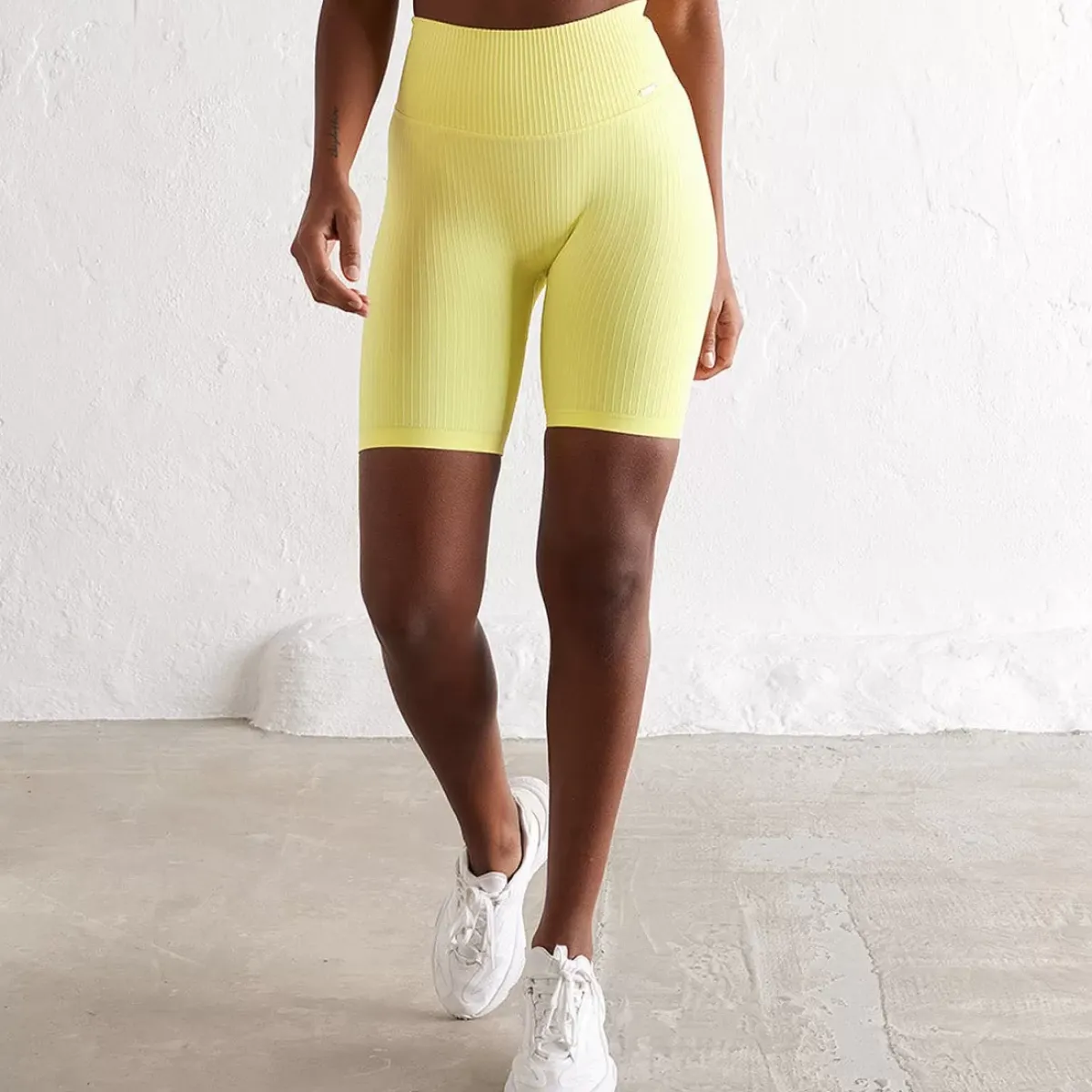 Aim Shorts<Lemonade Ribbed Seamless Biker Shorts