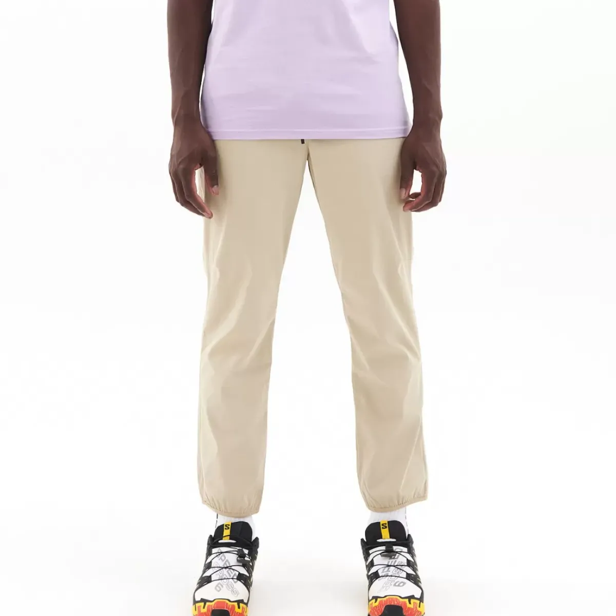 PE Nation Pants & Sweats<Line Block Pant In Pale Khaki
