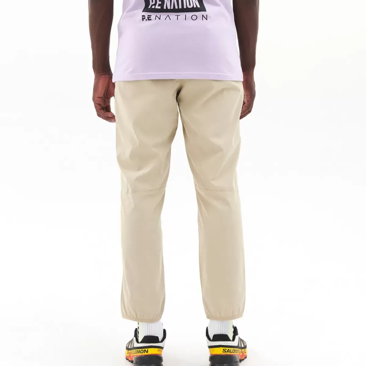 PE Nation Pants & Sweats<Line Block Pant In Pale Khaki