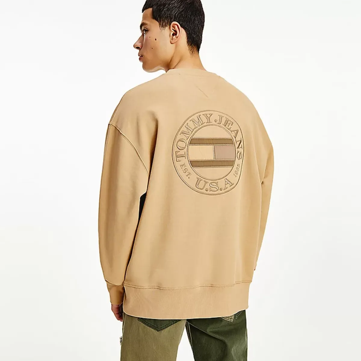 TOMMY HILFIGER Hoodies & Crews<Logo Embroidery Sweatshirt