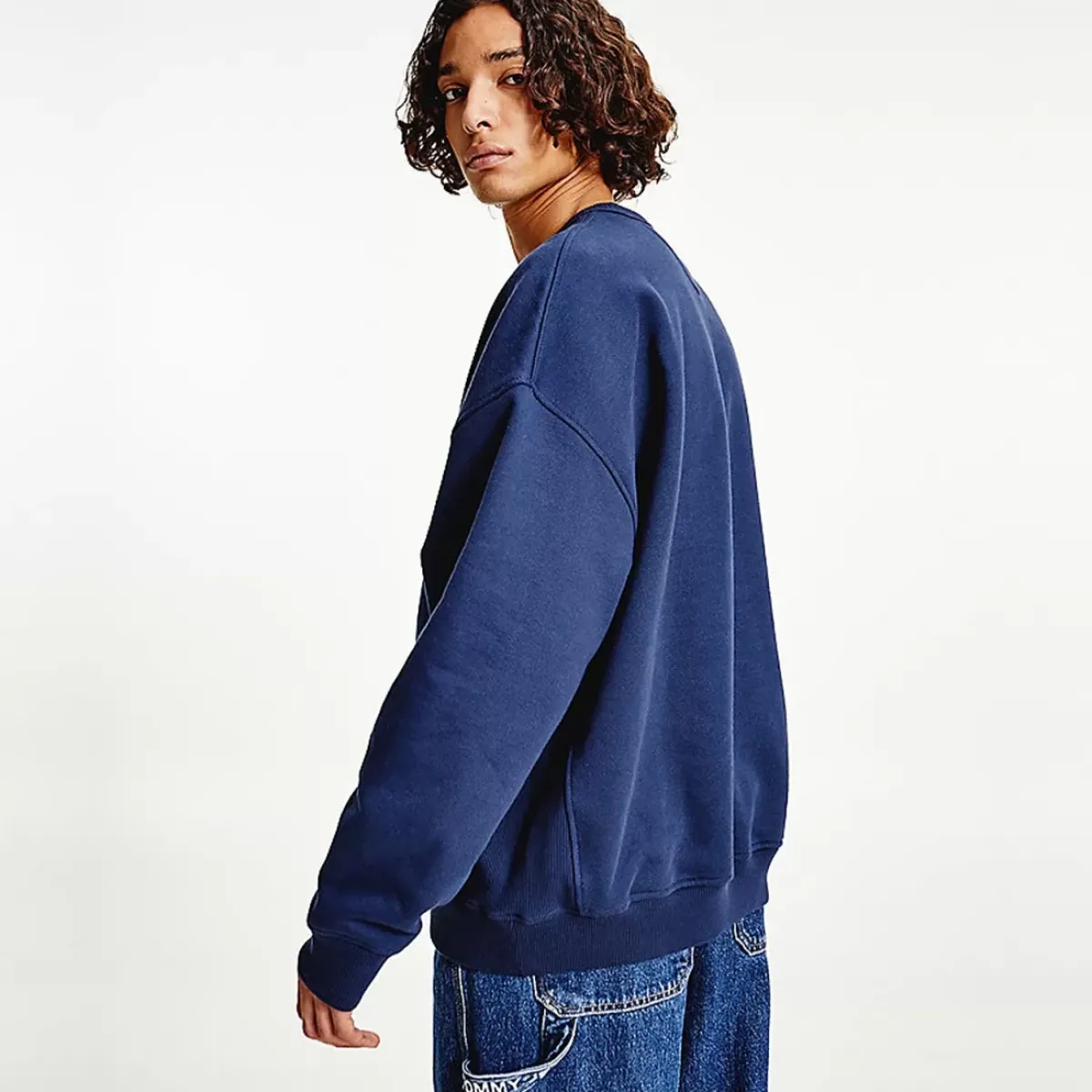 TOMMY HILFIGER Hoodies & Crews<Logo Fleece Sweatshirt