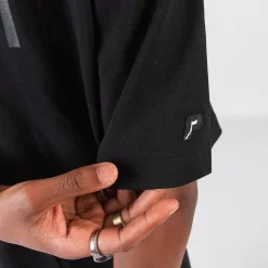 Pursuit of Happiness Tees & Singlets<Loose Drop Shoulder Tee In Black