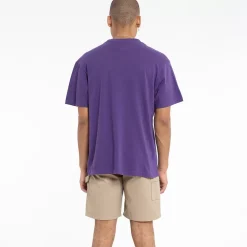 MITCHELL AND NESS Tees & Singlets<Los Angeles Lakers Brush Off Tee Unisex