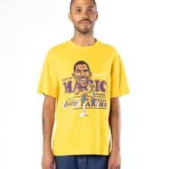 MITCHELL AND NESS Tees & Singlets<Los Angeles Lakers Caricature Tee