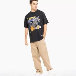 MITCHELL AND NESS Tees & Singlets<Los Angeles Lakers Fireball Tee Unisex
