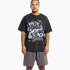 MITCHELL AND NESS Tees & Singlets<Los Angeles Lakers Player Photo Tee