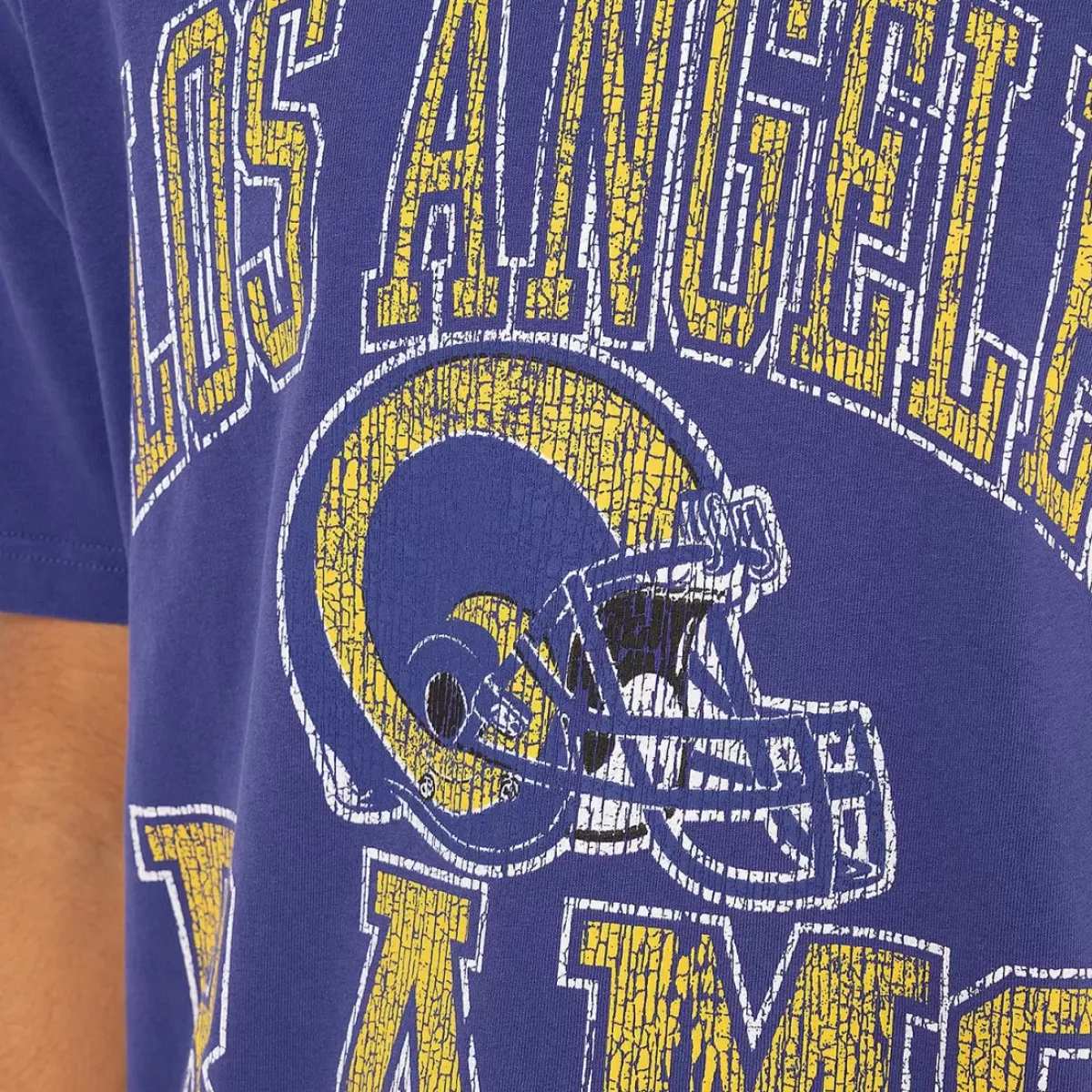 MITCHELL AND NESS Tees & Singlets<Los Angeles Rams Vintage Ivy Arch T-Shirt Unisex