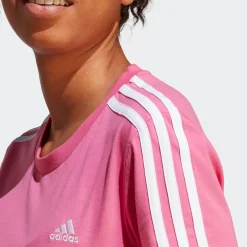 Adidas Tees & Tanks<Loungewear Essentials Slim 3-Stripe Tee