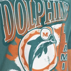 MITCHELL AND NESS Tees & Tanks<Miami Dolphins Brush Off Tee Unisex