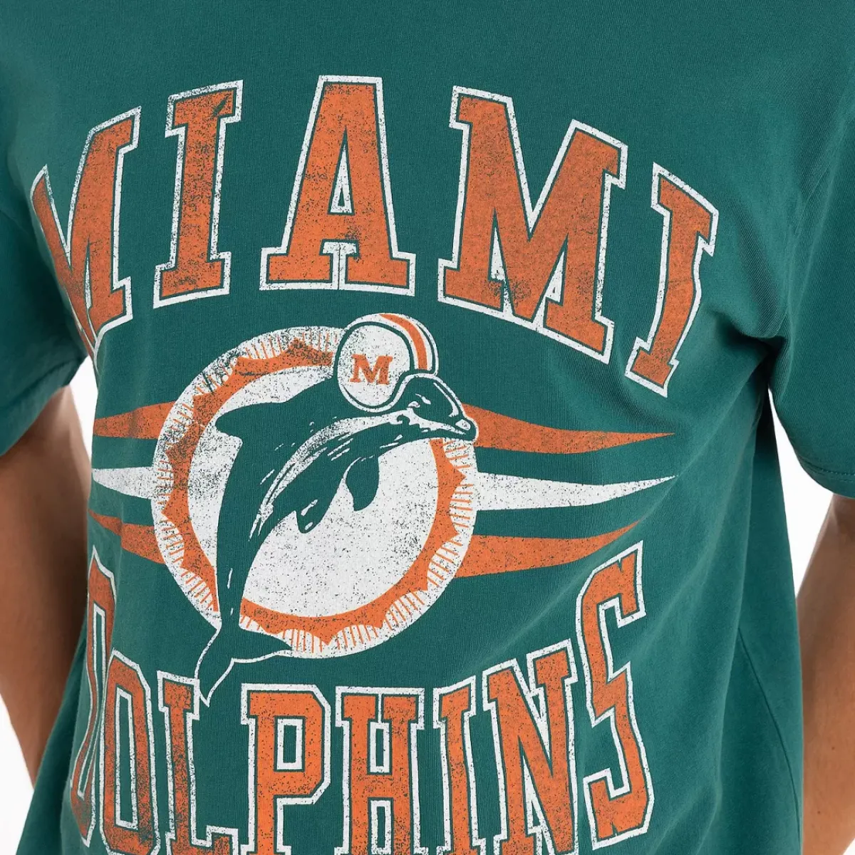MITCHELL AND NESS Tees & Tanks<Miami Dolphins Diamond Tee Unisex