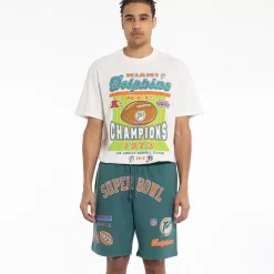 MITCHELL AND NESS Tees & Singlets<Miami Dolphins Superbowl Champions Tee Unisex