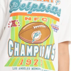 MITCHELL AND NESS Tees & Singlets<Miami Dolphins Superbowl Champions Tee Unisex