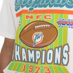 MITCHELL AND NESS Tees & Singlets<Miami Dolphins Superbowl Champions Tee Unisex