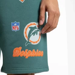 MITCHELL AND NESS Shorts<Miami Dolphins Superbowl Shorts
