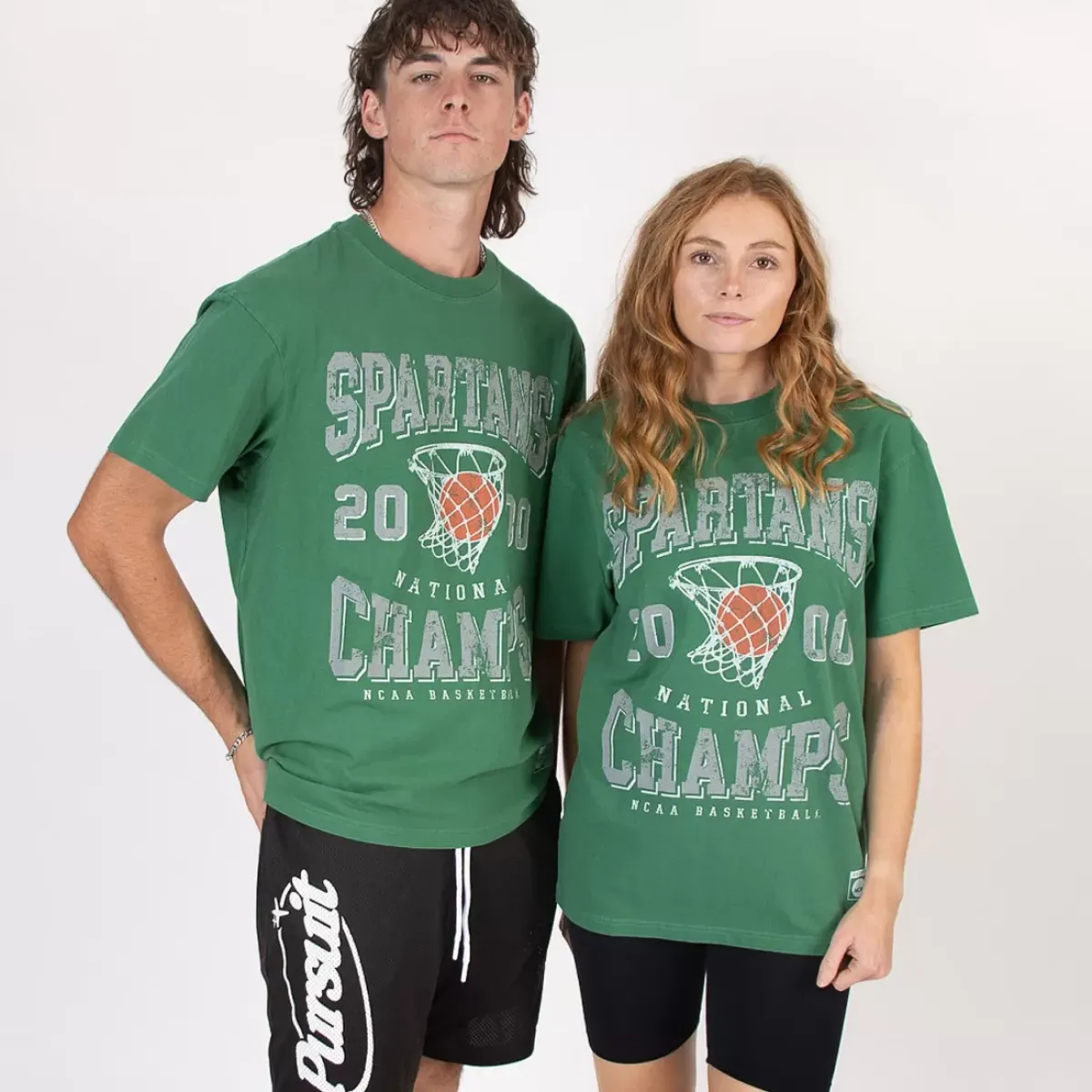 NCAA Tees & Singlets<Michigan State Spartans Basketball Champs Tee Unisex