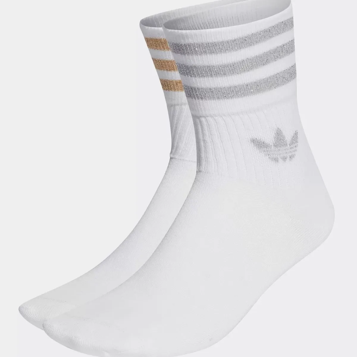 Adidas Originals Socks & Underwear<Mid Cut Glitter Crew Sock 2 Pack
