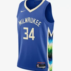 Nike Tees & Singlets<Milwaukee Bucks Swingman Jersey