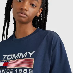 TOMMY HILFIGER Tees & Tanks<Modern Oversized Cropped T-Shirt