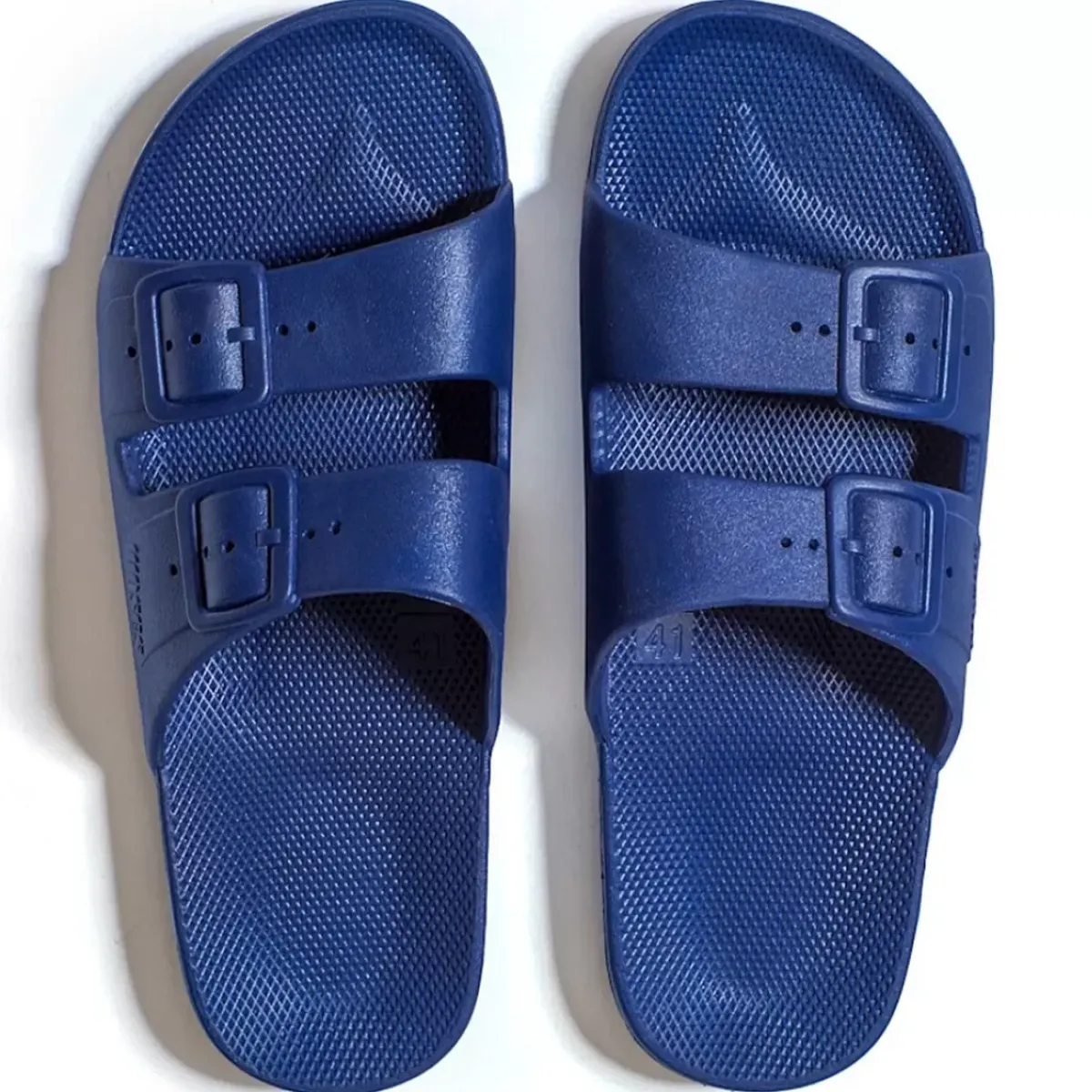 Freedom Moses Slides<Navy Slides Womens