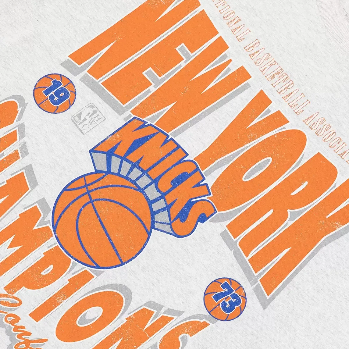 MITCHELL AND NESS Tees & Tanks<New York Knicks Champions Tee Unisex