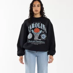 MITCHELL AND NESS Hoodies & Crews<North Carolina Tar Heels Basketball Crew Unisex