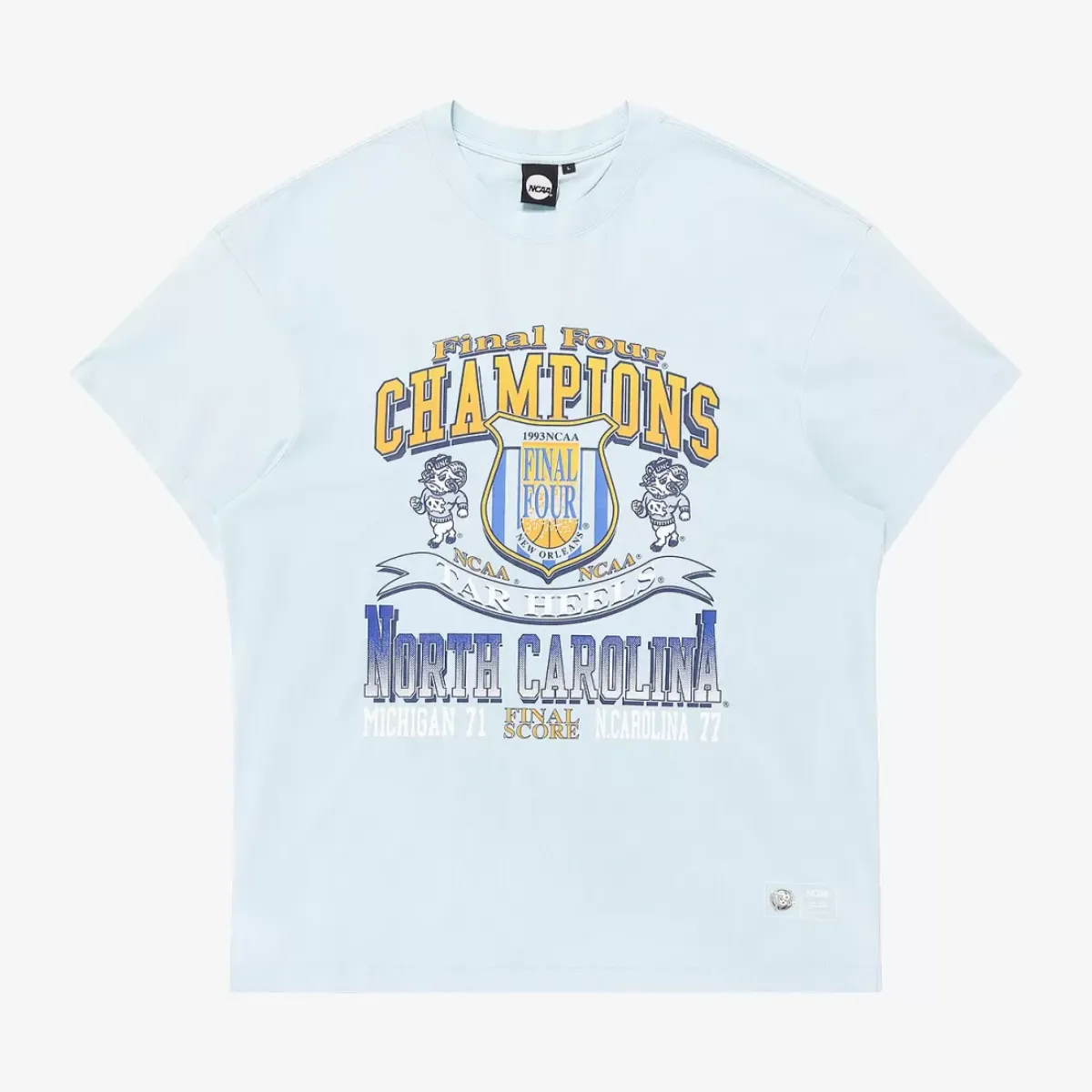 NCAA Tees & Singlets<North Carolina Tar Heels Historic Champs Tee Unisex
