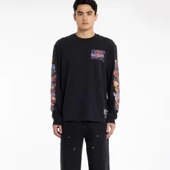 MITCHELL AND NESS Tees & Singlets<Overlap Long Sleeve Tee Unisex
