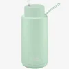 FRANK GREEN Water Bottles<34Oz Ceramic Reusable Bottle Mint Gelato
