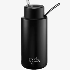FRANK GREEN Water Bottles<34Oz Ceramic Reusable Bottle Midnight