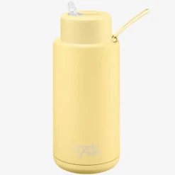 FRANK GREEN Water Bottles<34Oz Ceramic Reusable Bottle Buttermilk
