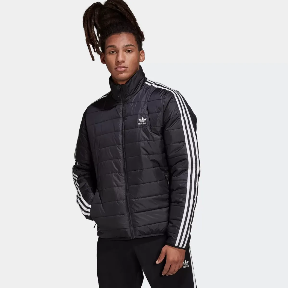 Adidas Originals Jackets & Vests<Padded Stand Collar Puffer Jacket