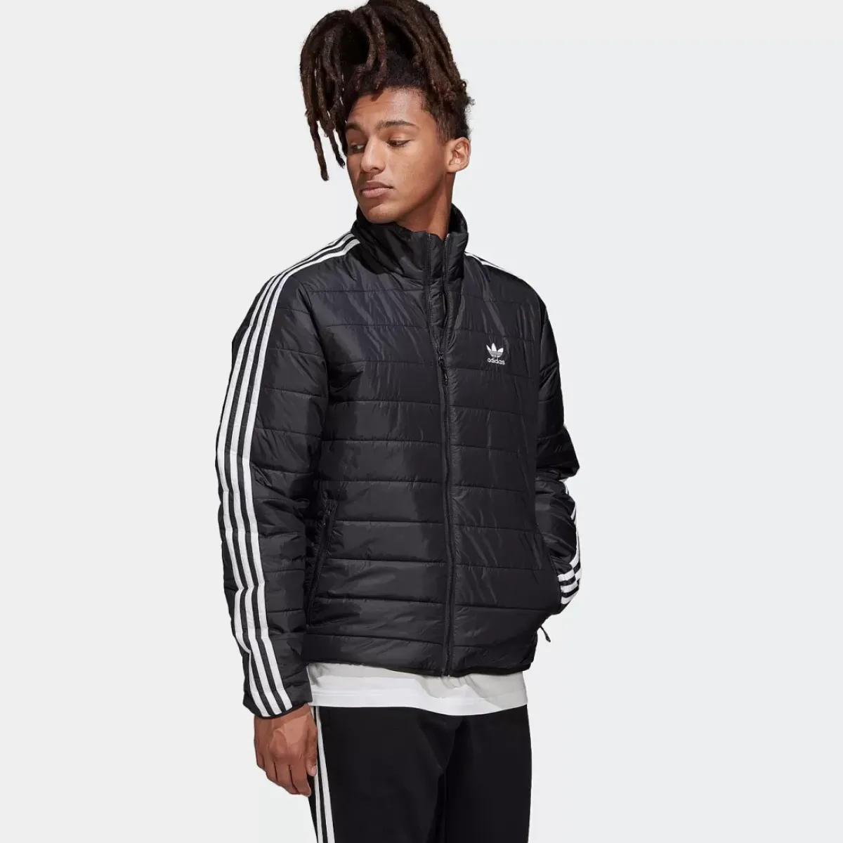 Adidas Originals Jackets & Vests<Padded Stand Collar Puffer Jacket