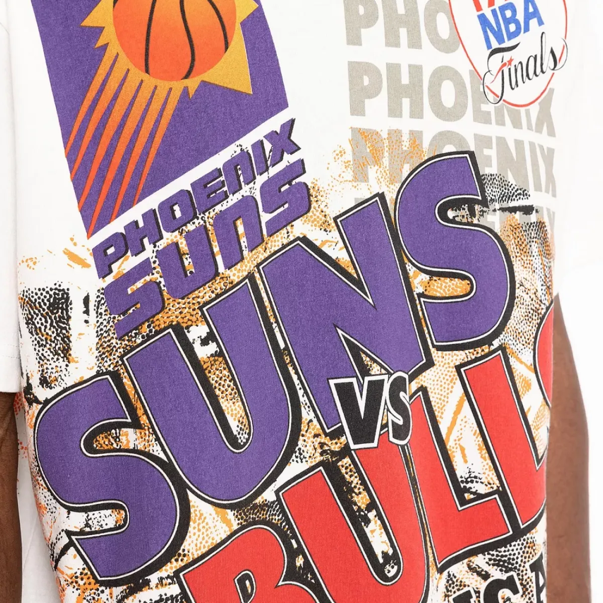 MITCHELL AND NESS Tees & Singlets<Phoenix Suns 1993 Finals Tee Unisex