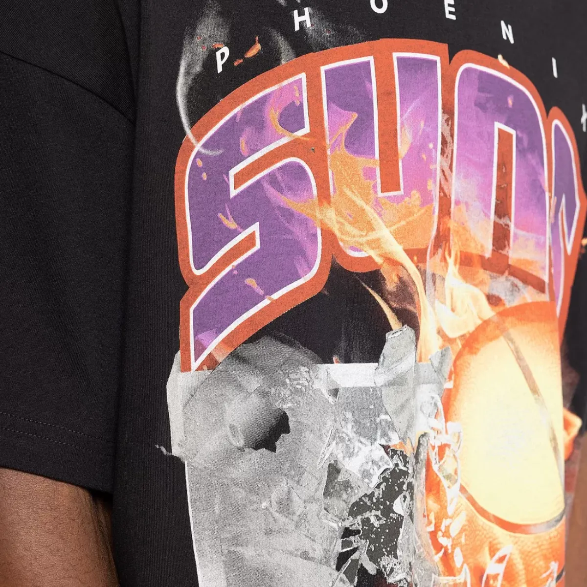 MITCHELL AND NESS Tees & Singlets<Phoenix Suns Fireball Tee Unisex