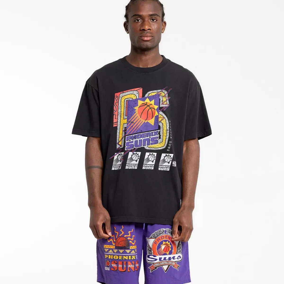 MITCHELL AND NESS Tees & Singlets<Phoenix Suns Take Note Tee Unisex