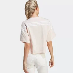 Adidas Sportswear Tees & Tanks<Pink Future Icons 3-Stripes Tee