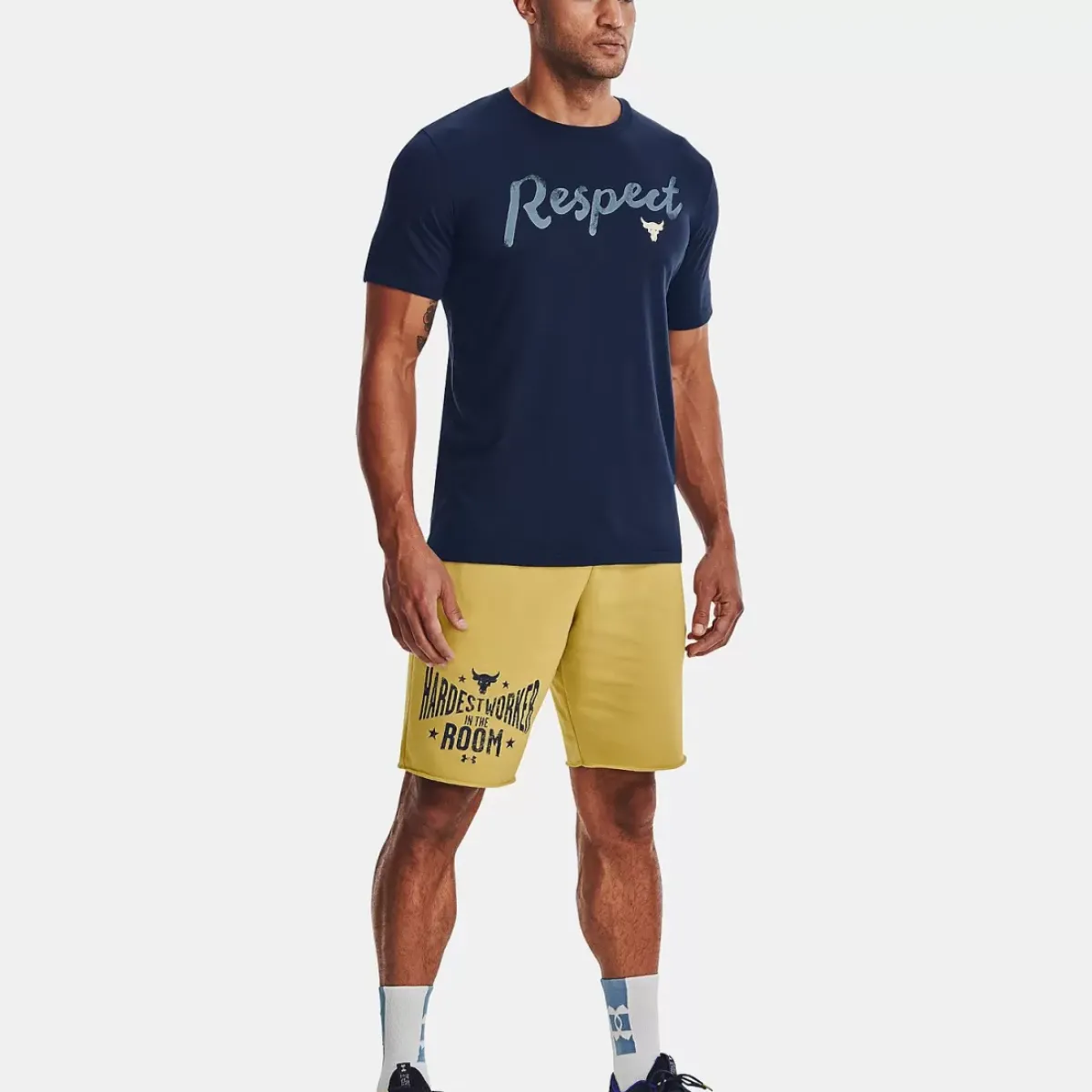 Under Armour Tees & Singlets<Project Rock Respect Short Sleeve Tee