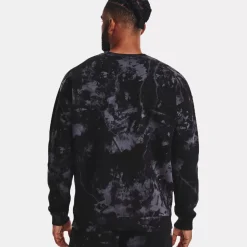 Under Armour Hoodies & Crews<Project Rock Rival Fleece Disrupt Printed Crew