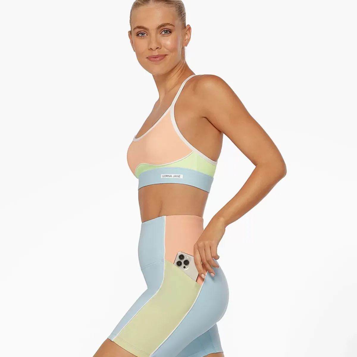 Lorna Jane Sports Bras<Rainbow Splice Sports Bra