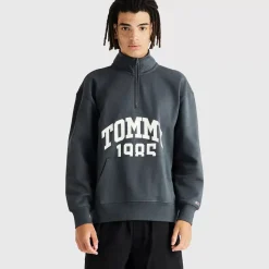 TOMMY HILFIGER Hoodies & Crews<Relaxed Authentic Half Zip Crew
