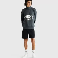 TOMMY HILFIGER Hoodies & Crews<Relaxed Authentic Half Zip Crew