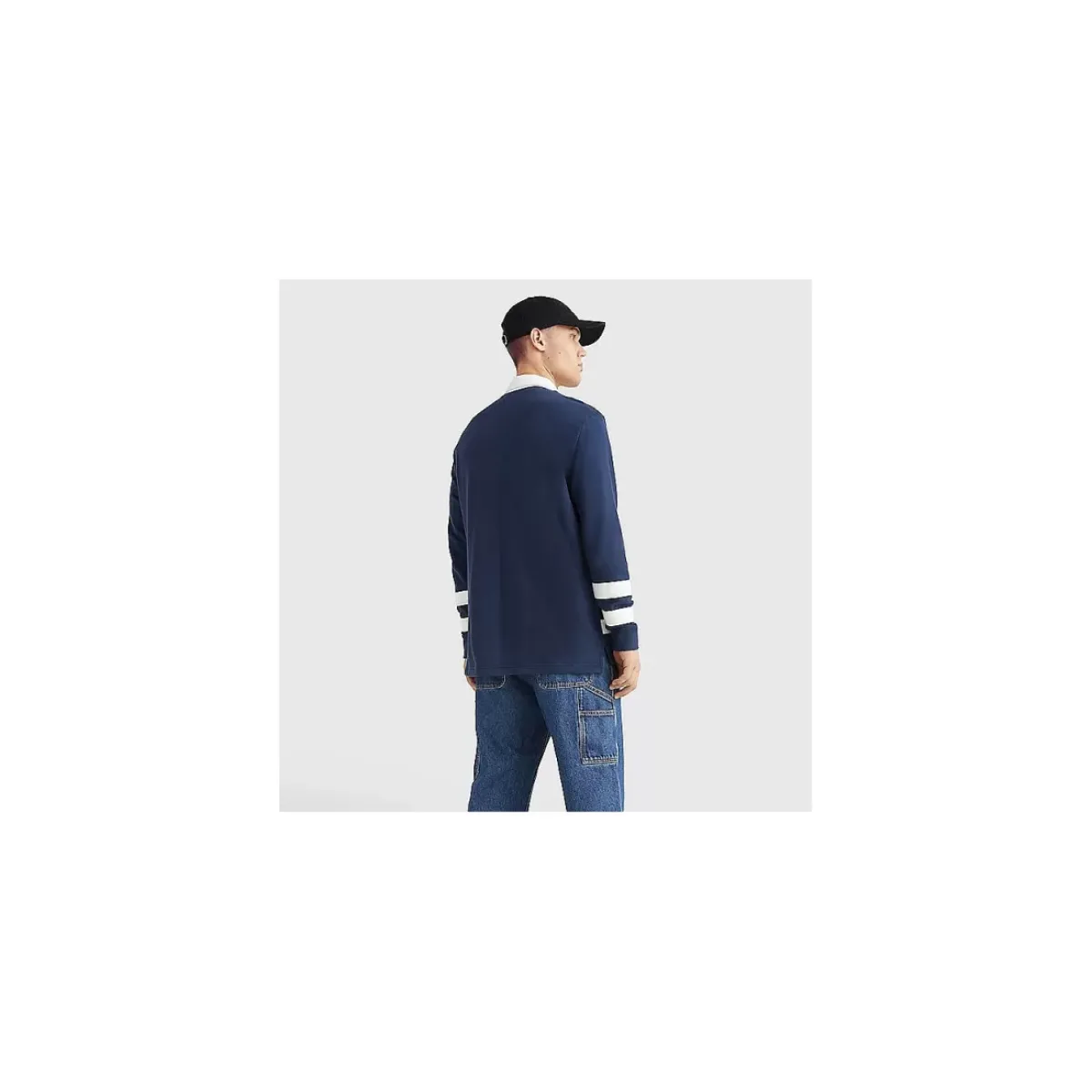 TOMMY HILFIGER Polos & Shirts<Relaxed Varsity Rugby Shirt