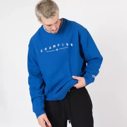 Champion Hoodies & Crews<Reverse Weave Blue Crewneck